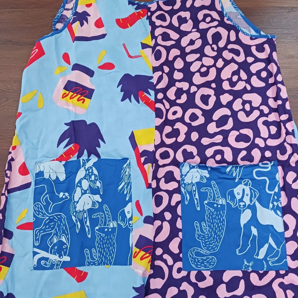 Rare Nooworks Patchwork Leopard Snacks Blue Dog P… - image 2